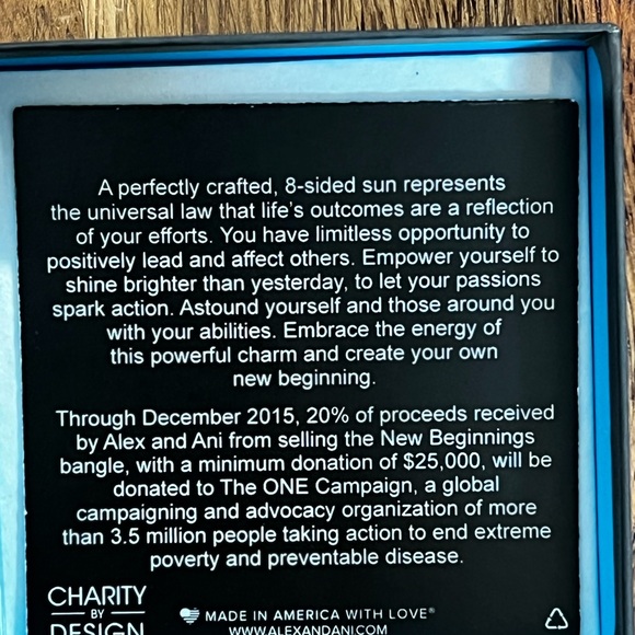 Alex and Ani Adjustable (+) Energy New Beginnings Bracelet | EUC - Picture 5 of 6